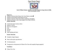 Paper Dragon Puppet Lesson Plan Paper Dragon Puppet Lesson Plan