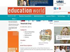 Parachute Drop Lesson Plan Parachute Drop Lesson Plan