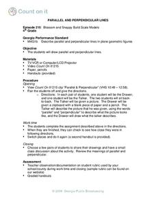 Parallel and Perpendicular Lines Lesson Plan Parallel and Perpendicular Lines Lesson Plan