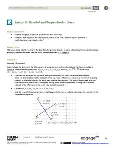 Parallel and Perpendicular Lines Lesson Plan Parallel and Perpendicular Lines Lesson Plan