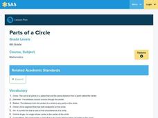 Parts of a Circle Lesson Plan Parts of a Circle Lesson Plan