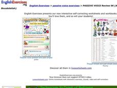 Passive Voice Exercises Interactive Passive Voice Exercises Interactive
