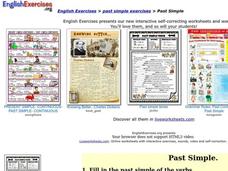 Past Simple Tense Interactive Past Simple Tense Interactive