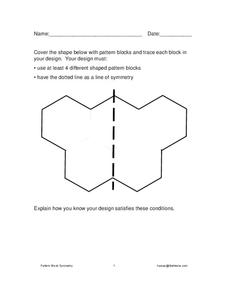 Pattern Block Shapes Worksheet Pattern Block Shapes Worksheet