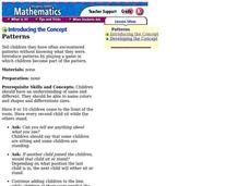 Patterns Lesson Plan Patterns Lesson Plan