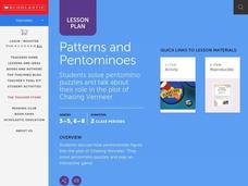 Patterns and Pentominoes Lesson Plan Patterns and Pentominoes Lesson Plan