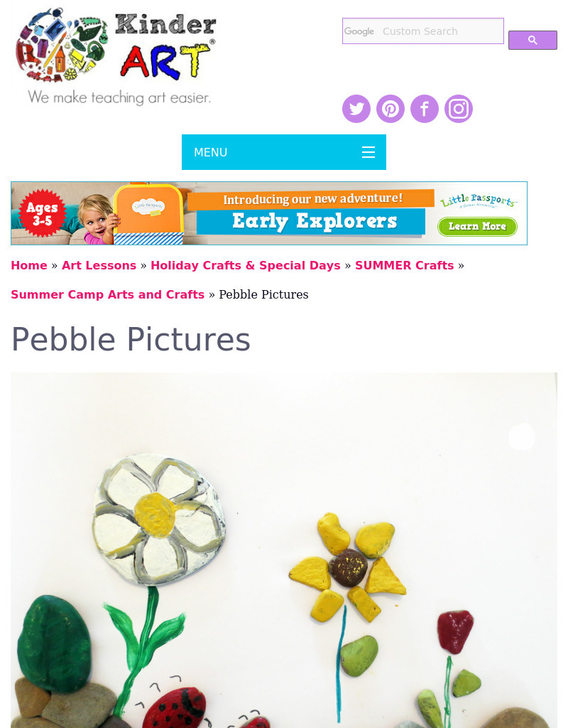 PEBBLE PICTURES Lesson Plan PEBBLE PICTURES Lesson Plan