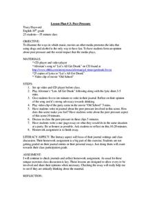 Peer Pressure Lesson Plan Peer Pressure Lesson Plan