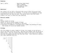 Pendulums Lesson Plan Pendulums Lesson Plan