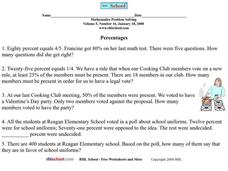 Percentages Worksheet Percentages Worksheet
