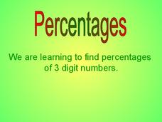 Percentages PPT Percentages PPT