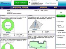 Perimeter and Area Worksheet Perimeter and Area Worksheet