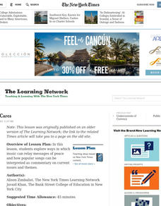Musical Cares Lesson Plan Musical Cares Lesson Plan
