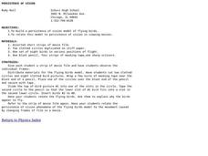 PERSISTENCE OF VISION Lesson Plan PERSISTENCE OF VISION Lesson Plan