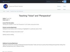 Perspective Lesson Plan Perspective Lesson Plan