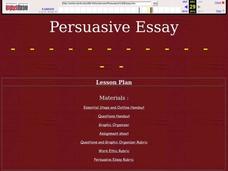 Persuasive Essay Lesson Plan Persuasive Essay Lesson Plan