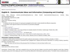 Persuasive Writing Lesson Plan Persuasive Writing Lesson Plan