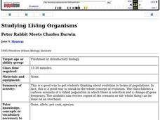 Peter Rabbit Meets Charles Darwin Lesson Plan Peter Rabbit Meets Charles Darwin Lesson Plan