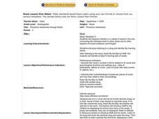 Phonemic Awareness through Music Lesson Plan Phonemic Awareness through Music Lesson Plan
