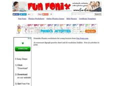 Phonics: CH Worksheet Phonics: CH Worksheet