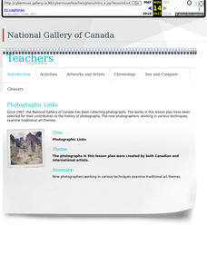 Photographic Links Lesson Plan Photographic Links Lesson Plan