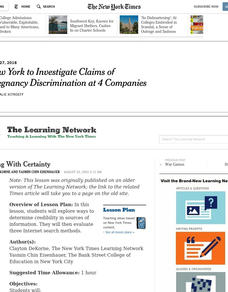 Searching with Certainty Lesson Plan Searching with Certainty Lesson Plan