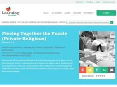 Piecing Together the Puzzle Lesson Plan Piecing Together the Puzzle Lesson Plan