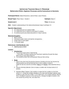 Place Value Lesson Plan Place Value Lesson Plan