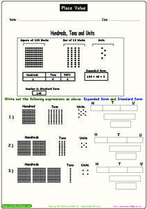 Place Value Worksheet Place Value Worksheet