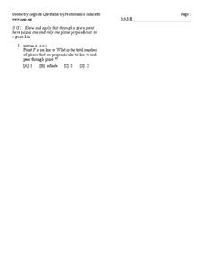 Planes and Lines Worksheet Planes and Lines Worksheet