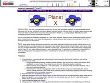 Planet X Lesson Plan Planet X Lesson Plan