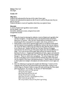 Plant Life Lesson Plan Plant Life Lesson Plan