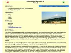 Plate Tectonic - Volcanoes Post Lab Lesson Plan Plate Tectonic - Volcanoes Post Lab Lesson Plan