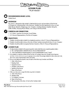 Play House Lesson Plan Play House Lesson Plan