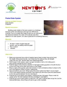 Pocket Solar System Lesson Plan Pocket Solar System Lesson Plan