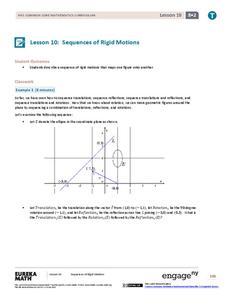Sequences of Rigid Motions Lesson Plan Sequences of Rigid Motions Lesson Plan