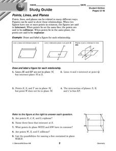 Points, Lines, and Planes Worksheet Points, Lines, and Planes Worksheet