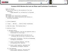 Polar and Cartesian Coordinates Lesson Plan Polar and Cartesian Coordinates Lesson Plan