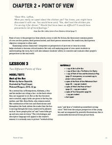 Point of View Lesson Plan Point of View Lesson Plan