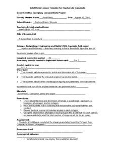 Polygon Sum Conjecture Lesson Plan Polygon Sum Conjecture Lesson Plan