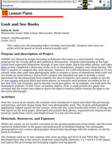 Look and See Books Lesson Plan Look and See Books Lesson Plan