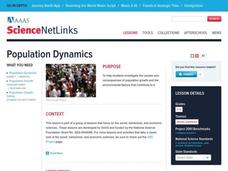 Population Dynamics Lesson Plan Population Dynamics Lesson Plan