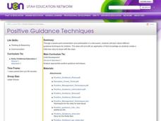 Positive Guidance Techniques Lesson Plan Positive Guidance Techniques Lesson Plan