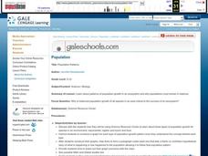 Population Patterns Lesson Plan Population Patterns Lesson Plan