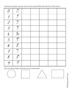 Practice Writing Numbers Worksheet Practice Writing Numbers Worksheet