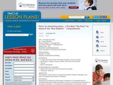 Pre-Read Tea Party Lesson Plan Pre-Read Tea Party Lesson Plan