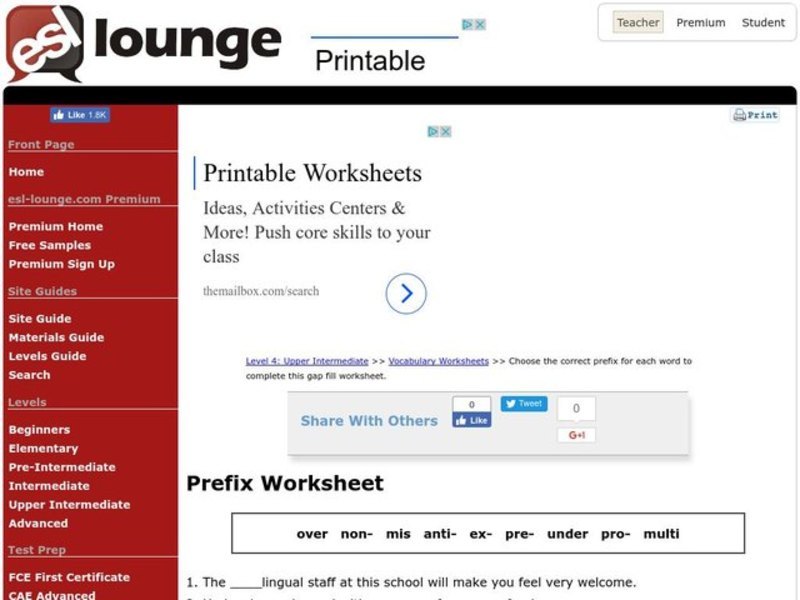 Prefix Worksheet Worksheet Prefix Worksheet Worksheet