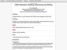 CNN Interactive: Reading, Discussing and Writing Lesson Plan CNN Interactive: Reading, Discussing and Writing Lesson Plan