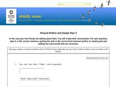 Present Perfect and Past Simple Interactive Present Perfect and Past Simple Interactive