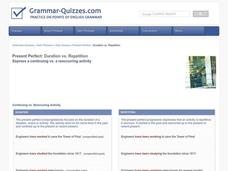 Present Perfect Tense Interactive Present Perfect Tense Interactive